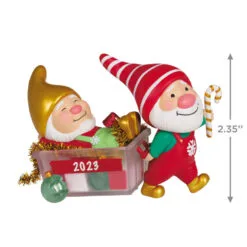 Hallmark Gnome For Christmas Special Edition 2023 Ornament 8 Hallmark Gnome For Christmas Special Edition 2023 Ornament -Hot Sale Hallmark Store Gnomes With Christmas Decorations Keepsake Ornament 2199QGO2817 03