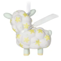 Hallmark Godchild 2023 Porcelain Ornament -Hot Sale Hallmark Store Godchild Lamb Keepsake Ornament 1799QGO2609 06
