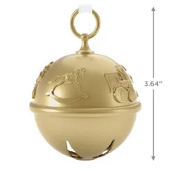 Hallmark 50th Anniversary Ring In The Season Special Edition Metal Bell Ornament 8 Hallmark 50th Anniversary Ring In The Season Special Edition Metal Bell Ornament -Hot Sale Hallmark Store Gold Jingle Bell Keepsake Ornament 2899QGO2989 03