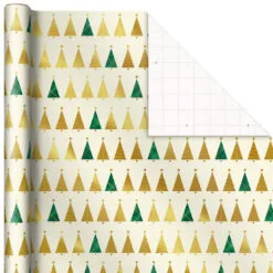 Hallmark Gold And Green 3-Pack Christmas Wrapping Paper Assortment, 120 Sq. Ft. 11 Hallmark Gold And Green 3-Pack Christmas Wrapping Paper Assortment, 120 Sq. Ft. -Hot Sale Hallmark Store Gold and Green Assortment Christmas Gift Wrap 5JXW1204 05