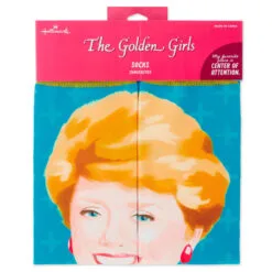 Hallmark Blanche The Golden Girls Center Of Attention Novelty Crew Socks -Hot Sale Hallmark Store Golden Girls Blanche Funny Novelty Crew Socks 1GOL1052 04