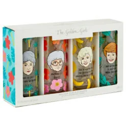 Hallmark The Golden Girls Glasses, Set Of 4 6 Hallmark The Golden Girls Glasses, Set Of 4 -Hot Sale Hallmark Store Golden Girls Drinking Glasses Set of 4 1GOL1049 03