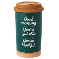 Hallmark Good Morning Ceramic Travel Mug, 12 Oz.