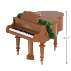 Hallmark O Holy Night Musical Ornament -Hot Sale Hallmark Store Grand Piano Musical Keepsake Ornament 2099QSM7849 03