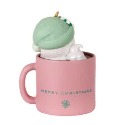Hallmark Great-Granddaughter Hot Cocoa Mug 2023 Ornament -Hot Sale Hallmark Store GreatGranddaughter Snowman in Mug Keepsake Ornament 1399QGO2559 06