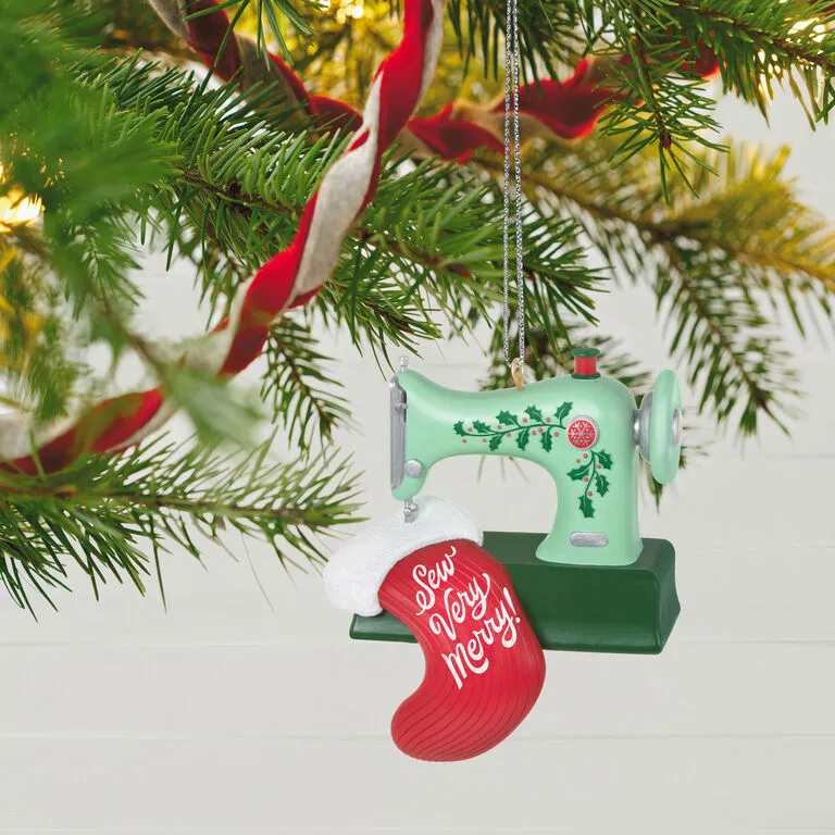 Hallmark Sew Very Merry! Ornament 2 Hallmark Sew Very Merry! Ornament - Image 2