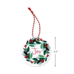 Hallmark 26" Greenery And Berries Christmas Fabric Gift Wrap With Twine And Tag -Hot Sale Hallmark Store Greenery and Berries Christmas Fabric Gift Wrap With Tag 5XW2087 05