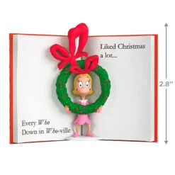 Hallmark Dr. Seuss's How The Grinch Stole Christmas!™ Cindy-Lou Who Ornament -Hot Sale Hallmark Store Grich Stole Christmas Book Keepsake Ornament 1799QXI7309 03