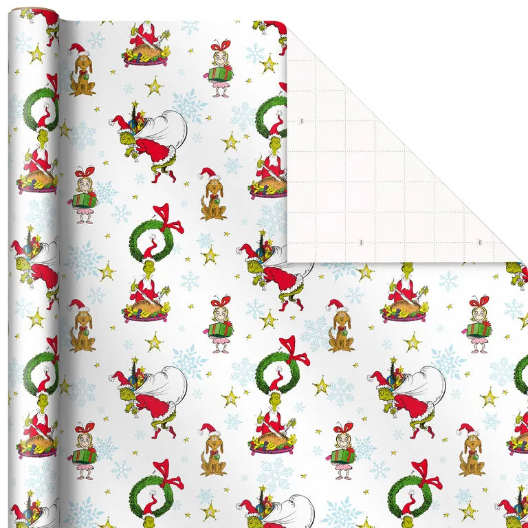 Hallmark Dr. Seuss™ Grinch 3-Pack Christmas Wrapping Paper Assortment, 105 Sq. Ft. 5 Hallmark Dr. Seuss™ Grinch 3-Pack Christmas Wrapping Paper Assortment, 105 Sq. Ft. - Image 5