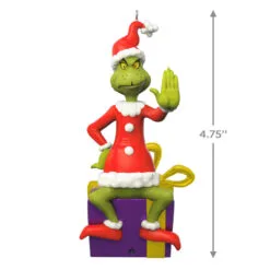 Hallmark Dr. Seuss's How The Grinch Stole Christmas!™ Grinch Peekbuster Ornament With Motion-Activated Sound -Hot Sale Hallmark Store Grinch Peekbuster Keepsake Ornament 2699QXI7067 03