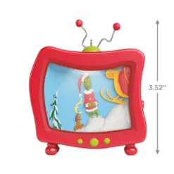 Hallmark Dr. Seuss's How The Grinch Stole Christmas!™ How Could It Be So? Ornament With Light And Sound -Hot Sale Hallmark Store Grinch Stole Christmas TV Keepsake Ornament 1999QXI7387 03