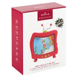 Hallmark Dr. Seuss's How The Grinch Stole Christmas!™ How Could It Be So? Ornament With Light And Sound -Hot Sale Hallmark Store Grinch Stole Christmas TV Keepsake Ornament 1999QXI7387 04