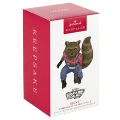 Hallmark Marvel Studios Guardians Of The Galaxy Vol. 3 Rocket Ornament -Hot Sale Hallmark Store Guardians 3 Rocket Keepsake Ornament 1899QXI7459 04