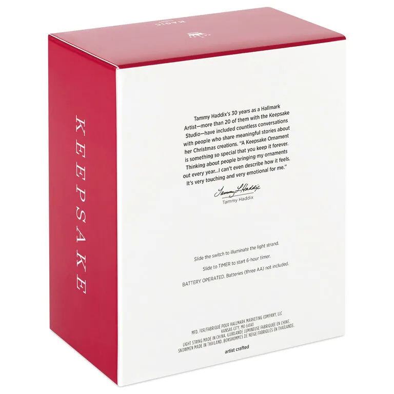 Hallmark Gumdrop Snowman 10-Light Christmas String Lights, 10' 5 Hallmark Gumdrop Snowman 10-Light Christmas String Lights, 10' - Image 5