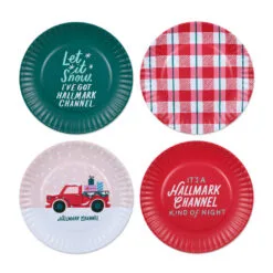 Hallmark Channel Appetizer Plates, Set Of 4