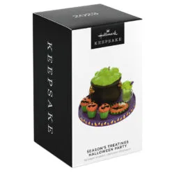 Hallmark Season's Treatings Halloween Party 2023 Ornament -Hot Sale Hallmark Store Halloween Treats Tray Keepsake Ornament 1799QFO5337 04