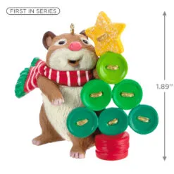 Hallmark Cute As A Button Ornament 8 Hallmark Cute As A Button Ornament -Hot Sale Hallmark Store Hamster With Button Tree Keepsake Ornament 1599QXR8259 03