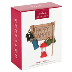 Hallmark Happy Camper Ornament -Hot Sale Hallmark Store Happy Camper Sign and Gear Keepsake Ornament 1899QGO2917 04