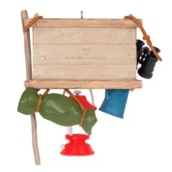 Hallmark Happy Camper Ornament -Hot Sale Hallmark Store Happy Camper Sign and Gear Keepsake Ornament 1899QGO2917 06