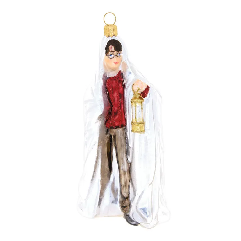 Hallmark Harry Potter™ Using The Invisibility Cloak™ Glass Ornament 1 Hallmark Harry Potter™ Using The Invisibility Cloak™ Glass Ornament