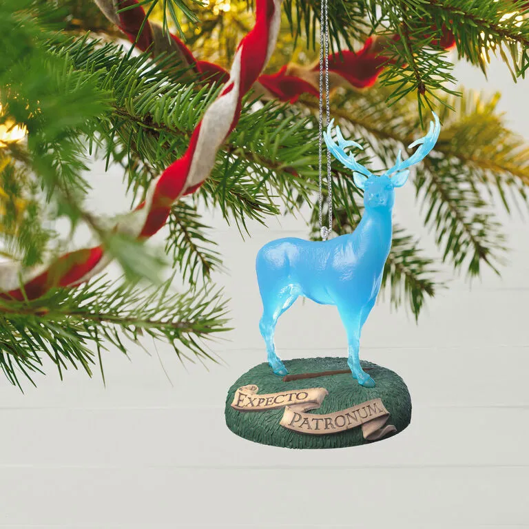 Hallmark Harry Potter™ Stag Patronus Ornament With Light 2 Hallmark Harry Potter™ Stag Patronus Ornament With Light - Image 2