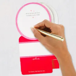 Hallmark All My Love Snow Globe Musical 3D Pop-Up Valentine's Day Card With Motion -Hot Sale Hallmark Store Hearts Snow Globe 3D PopUp Music Motion Valentines Day Card 1299VAY9986 06