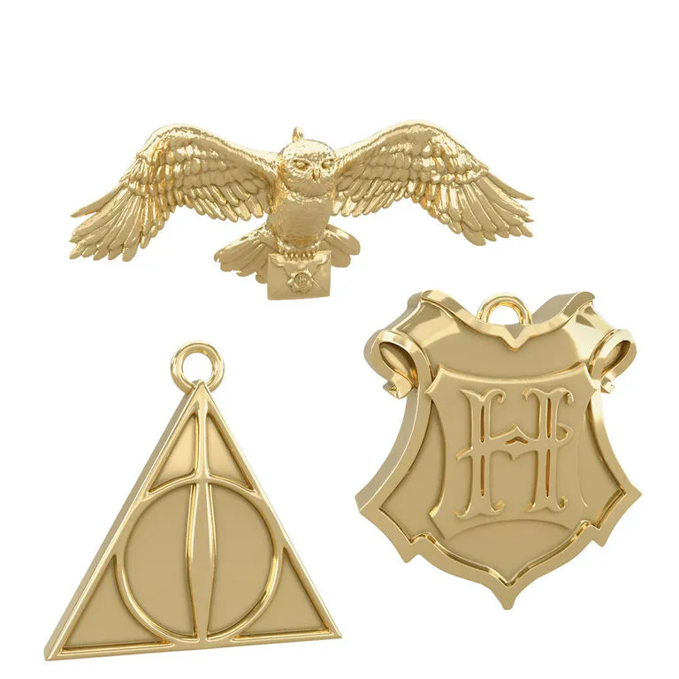 Hallmark Mini Harry Potter™ The Wizarding World™ Metal Ornaments, Set Of 3 1 Hallmark Mini Harry Potter™ The Wizarding World™ Metal Ornaments, Set Of 3