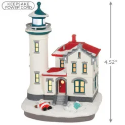 Hallmark Holiday Lighthouse 2023 Ornament With Light -Hot Sale Hallmark Store Holiday Lighthouse Keepsake Ornament 2799QXR8237 03