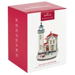 Hallmark Holiday Lighthouse 2023 Ornament With Light -Hot Sale Hallmark Store Holiday Lighthouse Keepsake Ornament 2799QXR8237 04