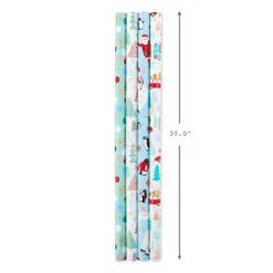 Hallmark Holiday Mix 4-Pack Christmas Wrapping Paper Assortment, 120 Sq. Ft. 11 Hallmark Holiday Mix 4-Pack Christmas Wrapping Paper Assortment, 120 Sq. Ft. -Hot Sale Hallmark Store Holiday Mix Assorted Christmas Wrapping Paper 5JXW1042 04