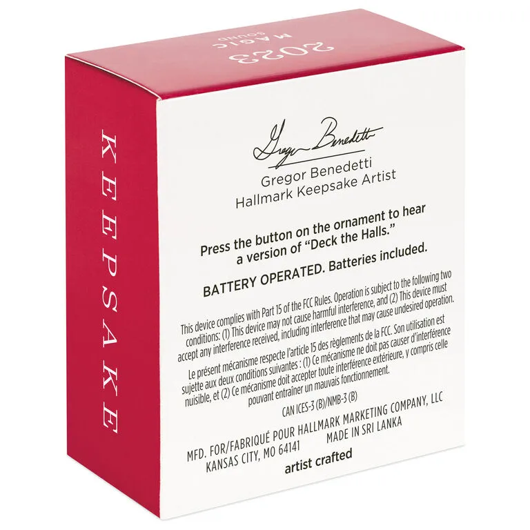 Hallmark Mini Festive Frozen Treats Ornament With Sound, 1.35" 5 Hallmark Mini Festive Frozen Treats Ornament With Sound, 1.35" - Image 5