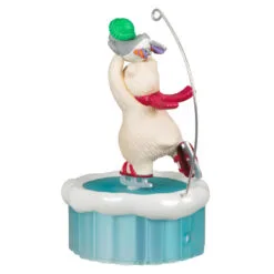 Hallmark Skating Snowball And Tuxedo Ornament With Motion -Hot Sale Hallmark Store Ice Skating Polar Bear and Penguin Keepsake Ornament 3499QGO2677 06