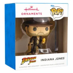Indiana Jones™ Funko POP!® Hallmark Ornament -Hot Sale Hallmark Store Indiana Jones Funko POP Christmas Ornament 3HCM2310 04
