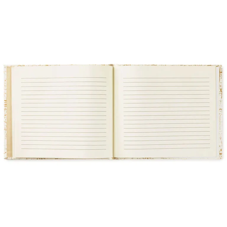 Hallmark Ivory And Gold Guest Book 4 Hallmark Ivory And Gold Guest Book - Image 4