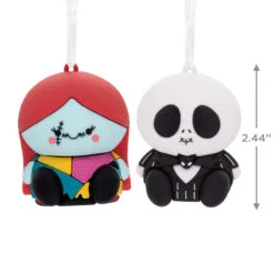 Better Together Disney Tim Burton's The Nightmare Before Christmas Jack And Sally Magnetic Hallmark Ornaments, Set Of 2 -Hot Sale Hallmark Store Jack Skellington and Sally Christmas Ornaments 3HCM2400 03