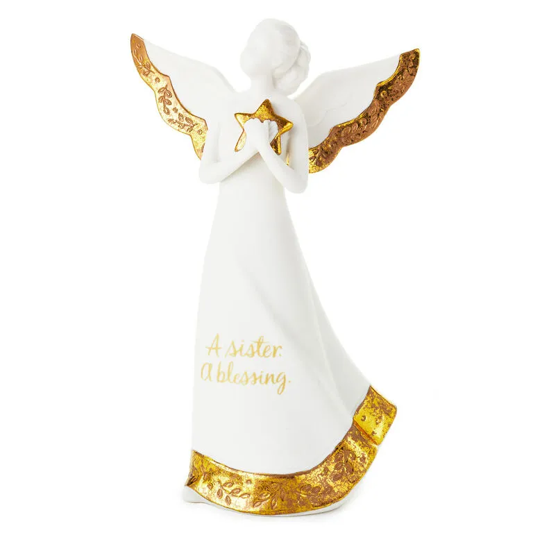 Hallmark A Sister Is A Blessing Angel Figurine, 8.5" 1 Hallmark A Sister Is A Blessing Angel Figurine, 8.5"