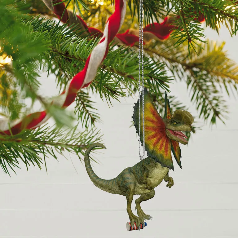 Hallmark Jurassic Park 30th Anniversary Dilophosaurus Ornament 2 Hallmark Jurassic Park 30th Anniversary Dilophosaurus Ornament - Image 2