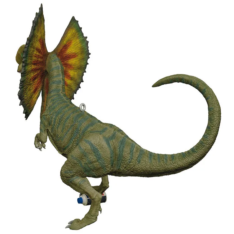Hallmark Jurassic Park 30th Anniversary Dilophosaurus Ornament 6 Hallmark Jurassic Park 30th Anniversary Dilophosaurus Ornament - Image 6
