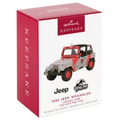 Hallmark The Car's The Star Jurassic Park 1992 Jeep Wrangler Metal Ornament -Hot Sale Hallmark Store Jurassic Park Jeep Keepsake Ornament 2199QXR8149 04