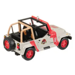 Hallmark The Car's The Star Jurassic Park 1992 Jeep Wrangler Metal Ornament -Hot Sale Hallmark Store Jurassic Park Jeep Keepsake Ornament 2199QXR8149 06