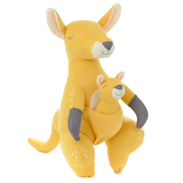 Hallmark Kangaroo And Baby Joey Stuffed Animal And Rattle Set 1 Hallmark Kangaroo And Baby Joey Stuffed Animal And Rattle Set