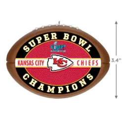Hallmark NFL Kansas City Chiefs Super Bowl LVII Commemorative Ornament -Hot Sale Hallmark Store Kansas City Chiefs Super Bowl LVII Keepsake Ornament 2499QHR1247 03