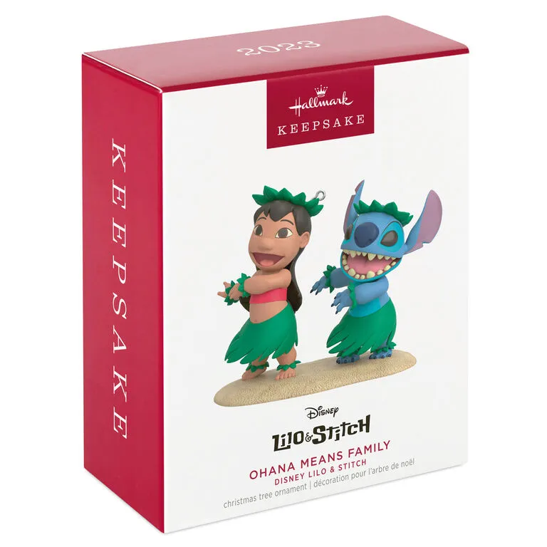 Hallmark Disney Lilo & Stitch Ohana Means Family Ornament 4 Hallmark Disney Lilo & Stitch Ohana Means Family Ornament - Image 4
