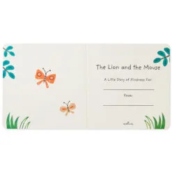 Hallmark The Lion And The Mouse Board Book And Lion Lovey Blanket Set -Hot Sale Hallmark Store Lion Lovey Blanket Lion Mouse Kindness Board Book Set 1BBY4783 04