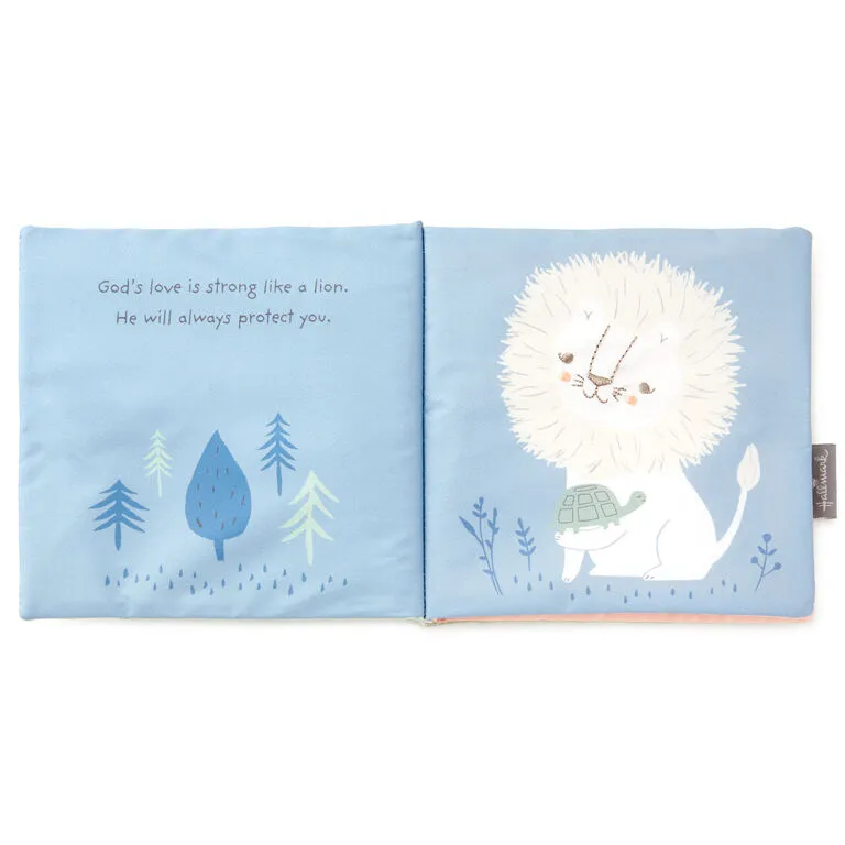 Hallmark The Lion And The Lamb: A Touch & Feel Book About God's Love Cloth Book 3 Hallmark The Lion And The Lamb: A Touch & Feel Book About God's Love Cloth Book - Image 3