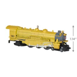 Hallmark Lionel® Trains Yellow 1361 Pennsylvania K4 Steam Locomotive Metal Ornament -Hot Sale Hallmark Store Lionel Trains Engine Keepsake Ornament 2199QXE3267 03