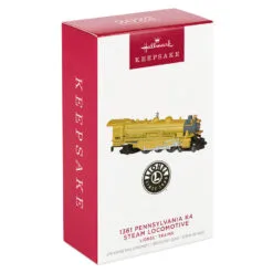 Hallmark Lionel® Trains Yellow 1361 Pennsylvania K4 Steam Locomotive Metal Ornament -Hot Sale Hallmark Store Lionel Trains Engine Keepsake Ornament 2199QXE3267 04