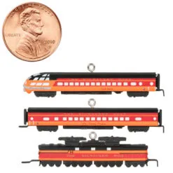 Hallmark Mini Lionel® Milwaukee Road EP-2 Passenger Ornaments, Set Of 3 -Hot Sale Hallmark Store Lionel Trains Milwaukee Road Cars Keepsake Ornaments 2299QXM9287 07