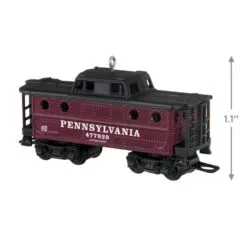 Hallmark Lionel® Pennsylvania K4 Caboose Metal Ornament -Hot Sale Hallmark Store Lionel Trains Red and Black Caboose Keepsake Ornament 2199QXI6379 03