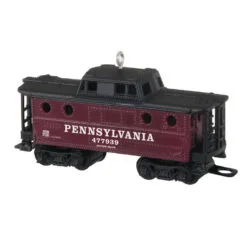 Hallmark Lionel® Pennsylvania K4 Caboose Metal Ornament -Hot Sale Hallmark Store Lionel Trains Red and Black Caboose Keepsake Ornament 2199QXI6379 06